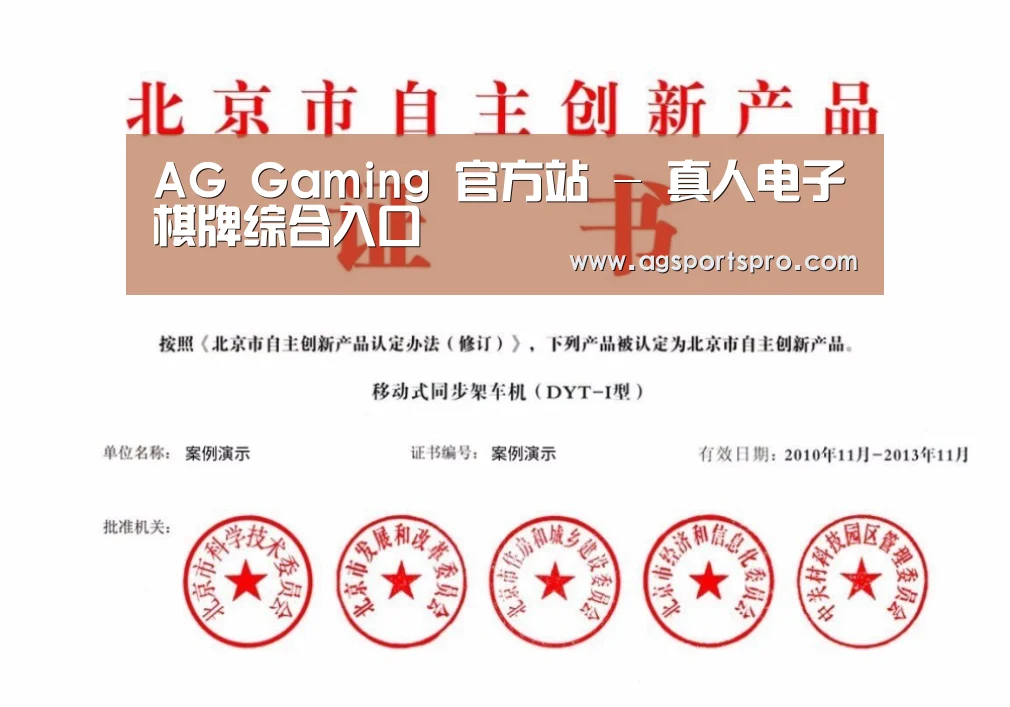 AGGaming荣誉证书四(图1)