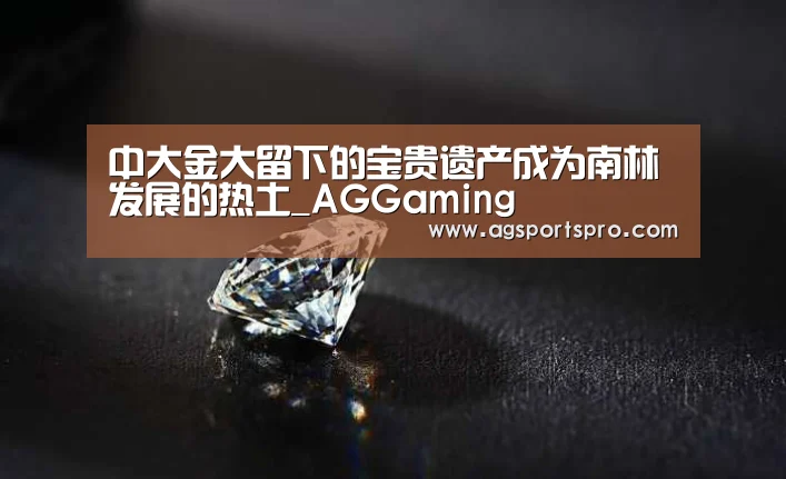 中大金大留下的宝贵遗产成为南林发展的热土_AGGaming(图1)